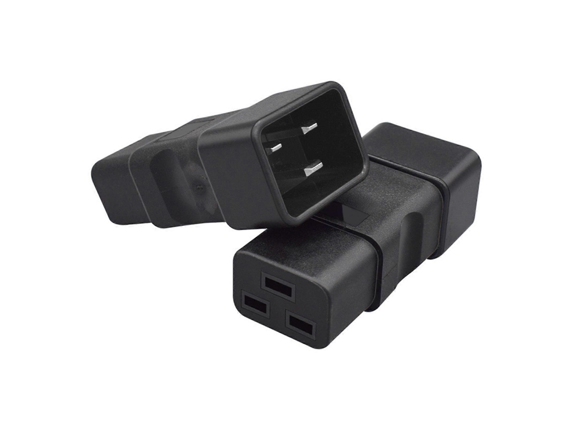 Adaptador Iec320 C20 Para C19, 16a, Pvc, Equipamento De Rede