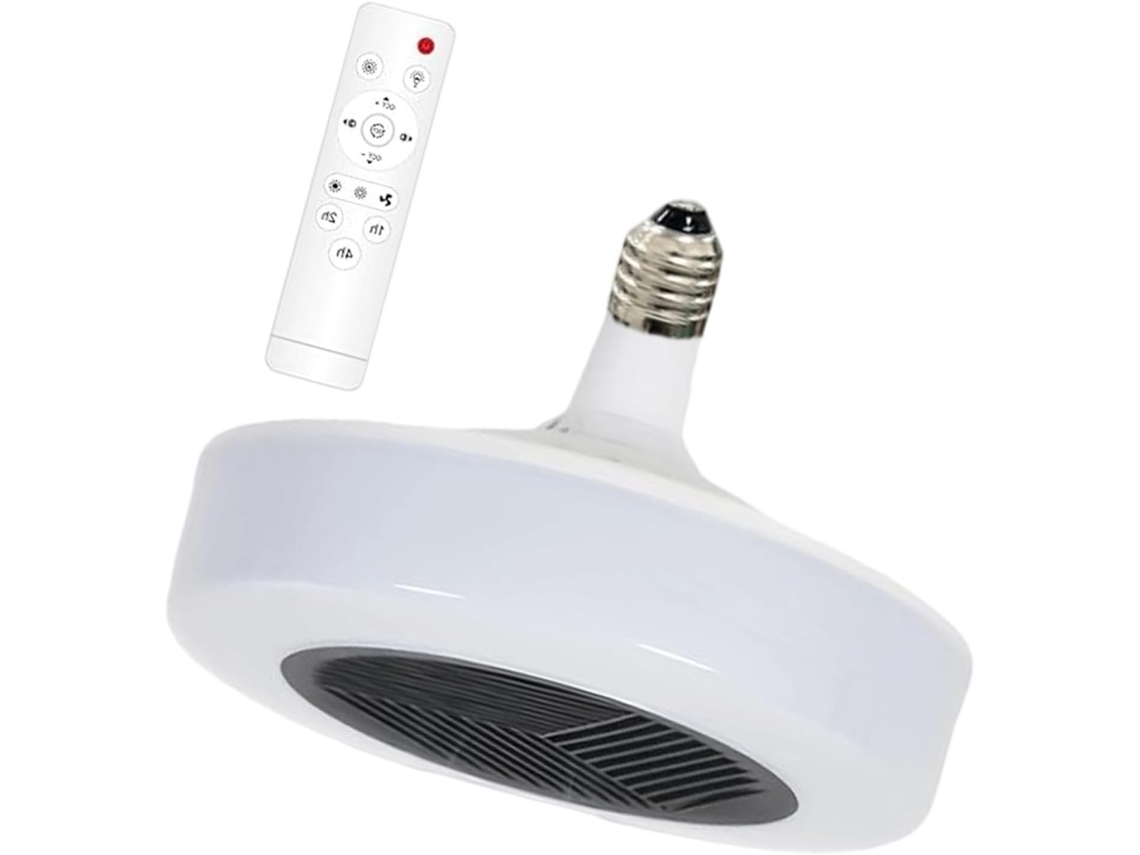 Ventilador De Teto Led Com Função De Aquecimento, Soquete E27