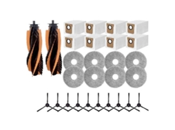 Kit De 28 Peças Para Aspirador Robô Jonr P20 Pro / Jonr T5 Pro: Escova Principal, Escova Lateral, Pano De Limpeza E Saco De Pó.