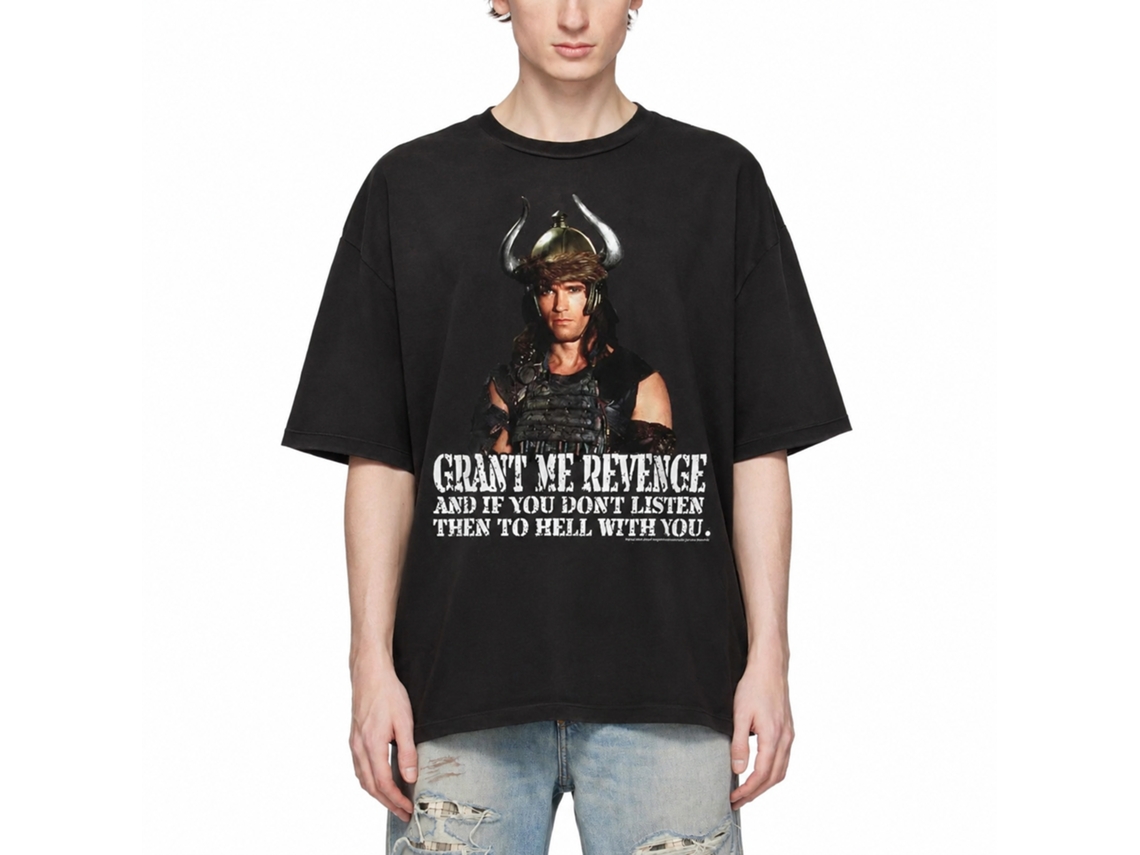 Rockinstone Conan Revenge Black Adult T-shirt Size:m