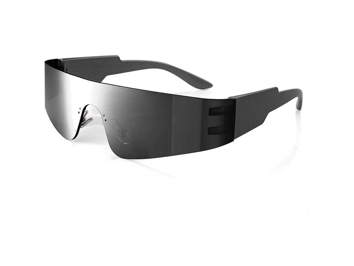 Gafas De Sol Sem Moldura Modernas Futuristas Unissex Uv400 Moda Cyberpunk Enm