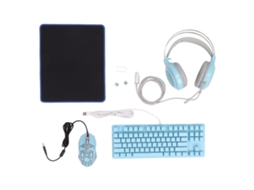 Kit De Teclado, Mouse E Fone De Ouvido Para Jogos Rgb