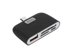 Leitor De Cartões (função Otg, Compatível Com Múltiplos Dispositivos) Adequado Para Macbook, Telefones Móveis, Tablets Com Usb-c Tipo C, Tf, Sd...