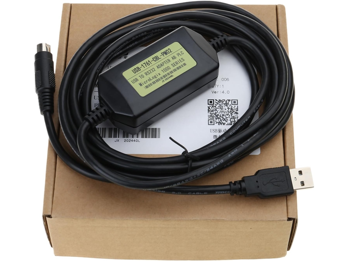 Cabo de Programação Usb 1761 cbl Pm02 para as Séries Micrologix 1000, 1200 e 1500. SFUSHOS