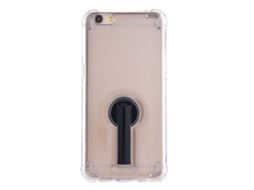 Capa Protetora de TPU transparente EOOCOO para Oppo R9s, R9s Plus com cobertura total antichoque e suporte