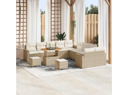 Vidaxl Conjunto De Sofá De Jardim 17 Unid. 10-número De Lugares