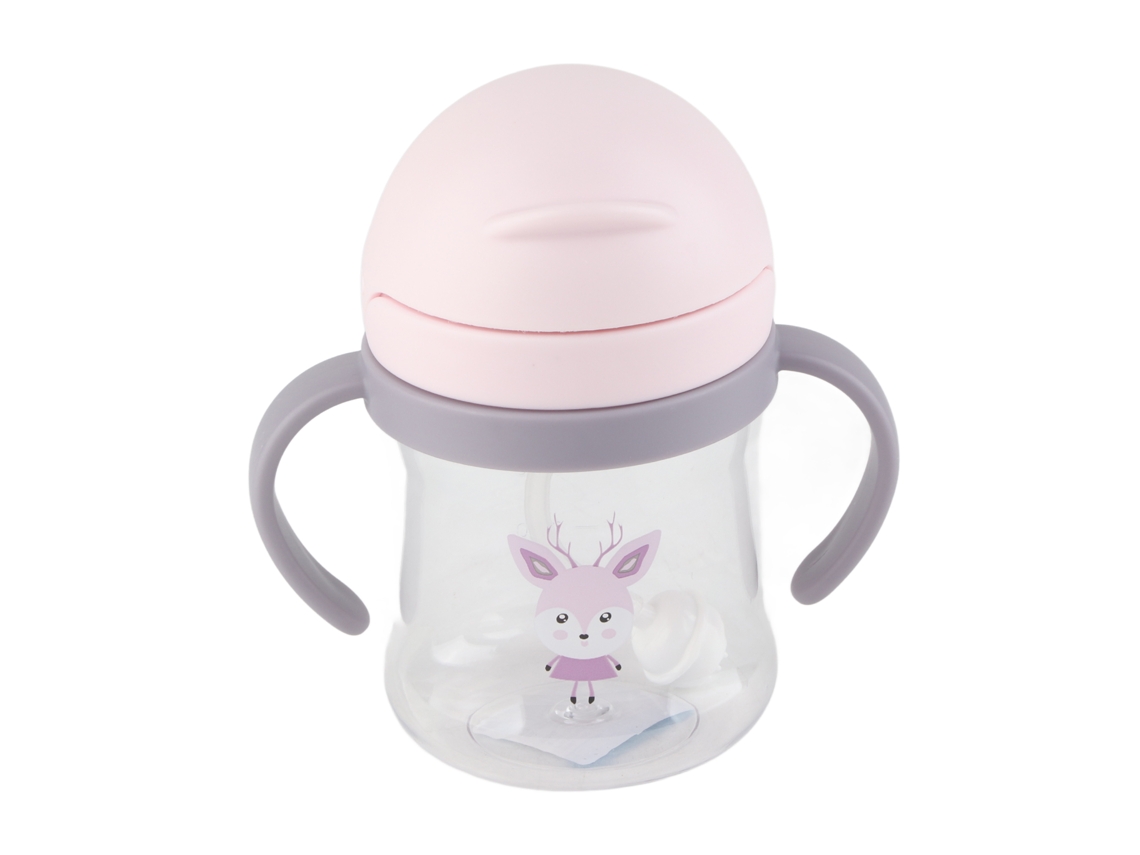 Copo de Palhinha Anti vazamento para Bebê 250ml