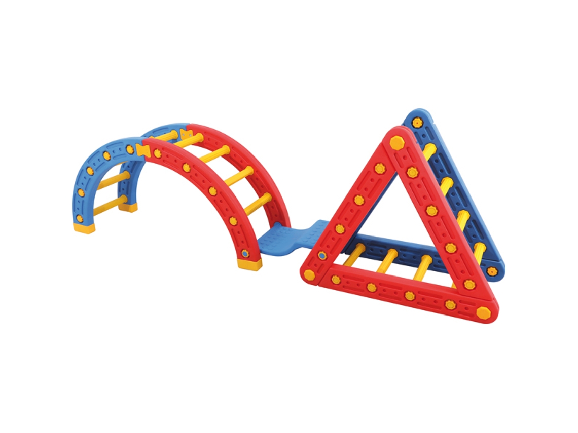 Brinquedo De Ponte Eduplay Roda De Equilíbrio E Triângulo De Escalada De Papelão
