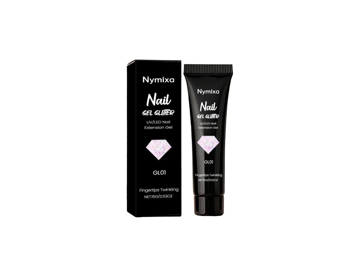 Gel Brilhante Extensão Unhas Artificiais