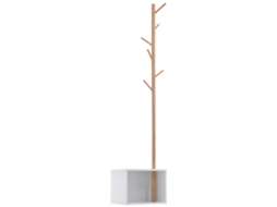 Cabide De Pé Com Sapateira Pendurador 40x30x180cm