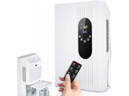 Desumidificador Elétrico Com Controle Remoto, Desumidificador De Ar Portátil Compacto De 2500ml Para Quarto Doméstico Zeuxo