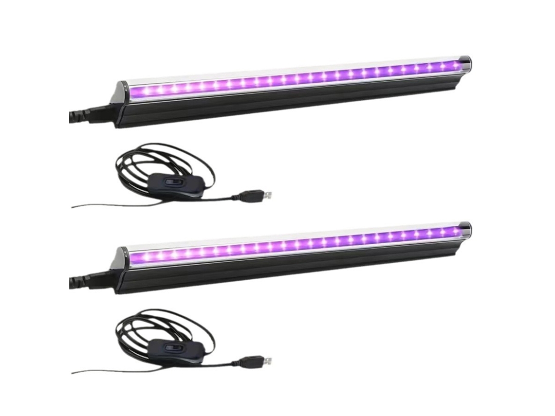 Rebe-2 Pacotes De Lâmpada Led Uv Blacklight Barra De Palco Tubo De Luz Uv Portátil Festa Plug And Play Usb