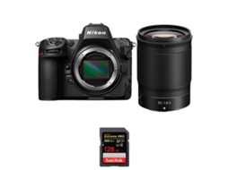 Z8 + Z 85mm F/1.8 S + 1 Sandisk 128gb Uhs ii 300mb/s Máquina Fotográfica Híbrida Full frame + Ebook “20 Dicas para Fotos Que Impressionam” NIKON