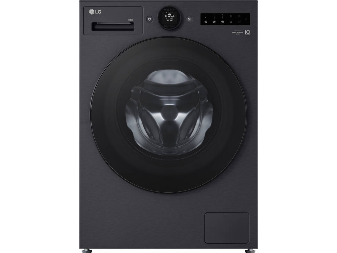 Máquina de Lavar Roupa LG F4X7511TBB (11 kg - 1400 rpm - Preto)