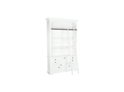 Prateleira Escada Branca em Mdf, 137x38x234cm ALEXANDRA HOUSE LIVING