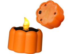 Unidades De Luzes Solares Decorativas De Halloween Em Formato De Abóbora, Com Led Eletrônico Que N Gokoco