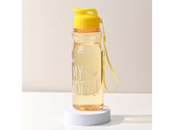 Garrafa de Água Esportiva Criativa, Grande Capacidade, Reutilizável e Resistente À Corrosão. MDUG (amarelo)