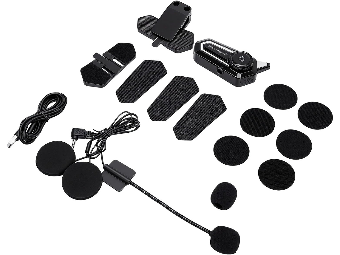 Alto Parleur De Casque Moto Bluetooth 5.0, Ip67 Com Dupla Supressão Bruto Cvc E Resposta Automática Para H.