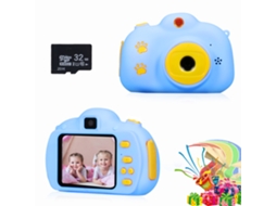 Câmera Infantil Business Kids Selfie 2.4 Polegadas 1080p com Bateria Recarregável e Cartão 32gb | S/MARCA