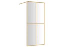 Divisória De Chuveiro Vidaxl Ouro Vidro (100x195 Cm)