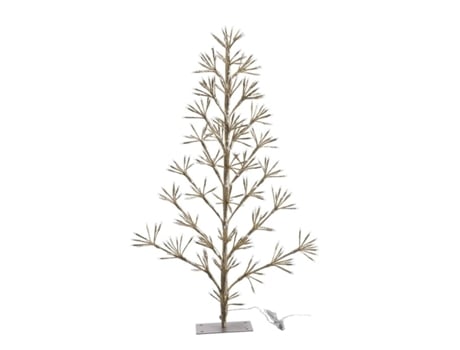 Árvore de Natal Dourado Metal Plástico 90 cm
