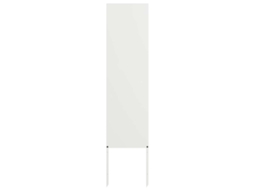 Maison Exclusive - Tela De Privacidade Para Jardim Fretwork Branco 32 X 140 Cm