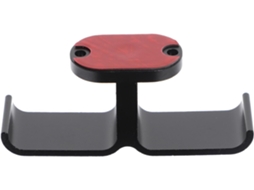 Suporte Ajustável de Alumínio para Fone de Ouvido Gamer com Gancho Duplo e Adesivo na Parte Traseira. SFUSHOS