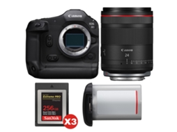 Eos R1 + Rf 24mm F/1.4 L Vcm + 3 Sandisk 256gb Extreme Pro Cfexpress Type B + Canon Lp e19 + Ebook “20 Dicas para Fotos Que Impressionam” CANON