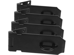 Conjunto De 4 Fechaduras Segurança Em Aço Inoxidável Sosoport Para Instalação Armários, Com Design Robusto Para Maior