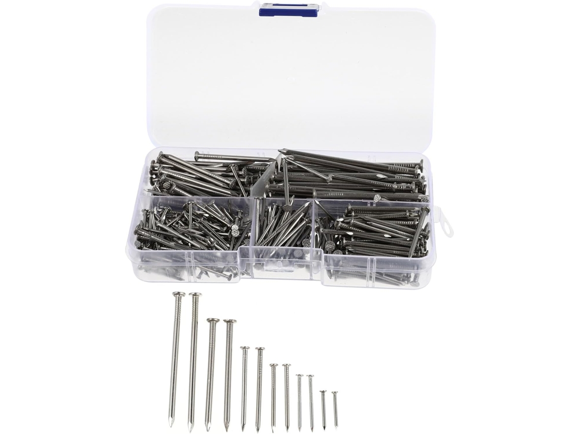 Kit De Pregos Para Pendurar Quadros, 460 Peças, Aço Inoxidável, Ideal