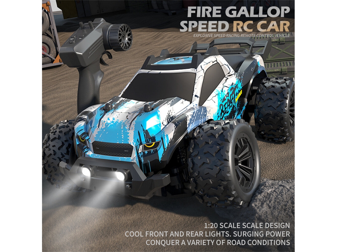 Duas Baterias Zll Sg318 Pro Beast 1/20 2.4g Rwd Escovado Led Off road High Speed Proporcional Rtr Brinquedo MDUG