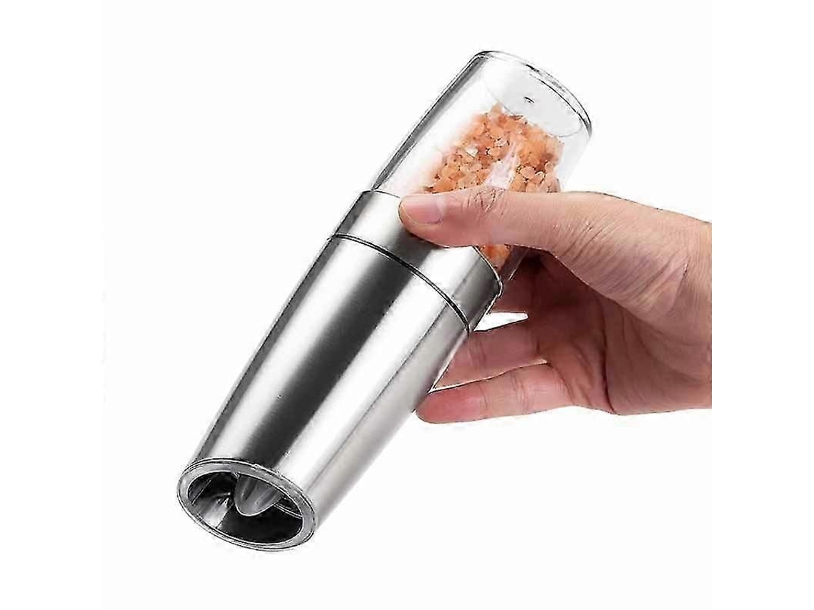 Moedor de Sal Elétrico, Pimenta Automático, Moagem Ajustável para Uso Doméstico. GOKOCO