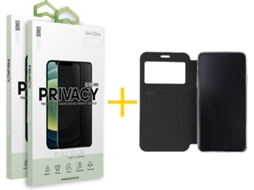 Capa e Película Apple  iPhone 12 mini SKYHE Flip Cover 0227 Preto