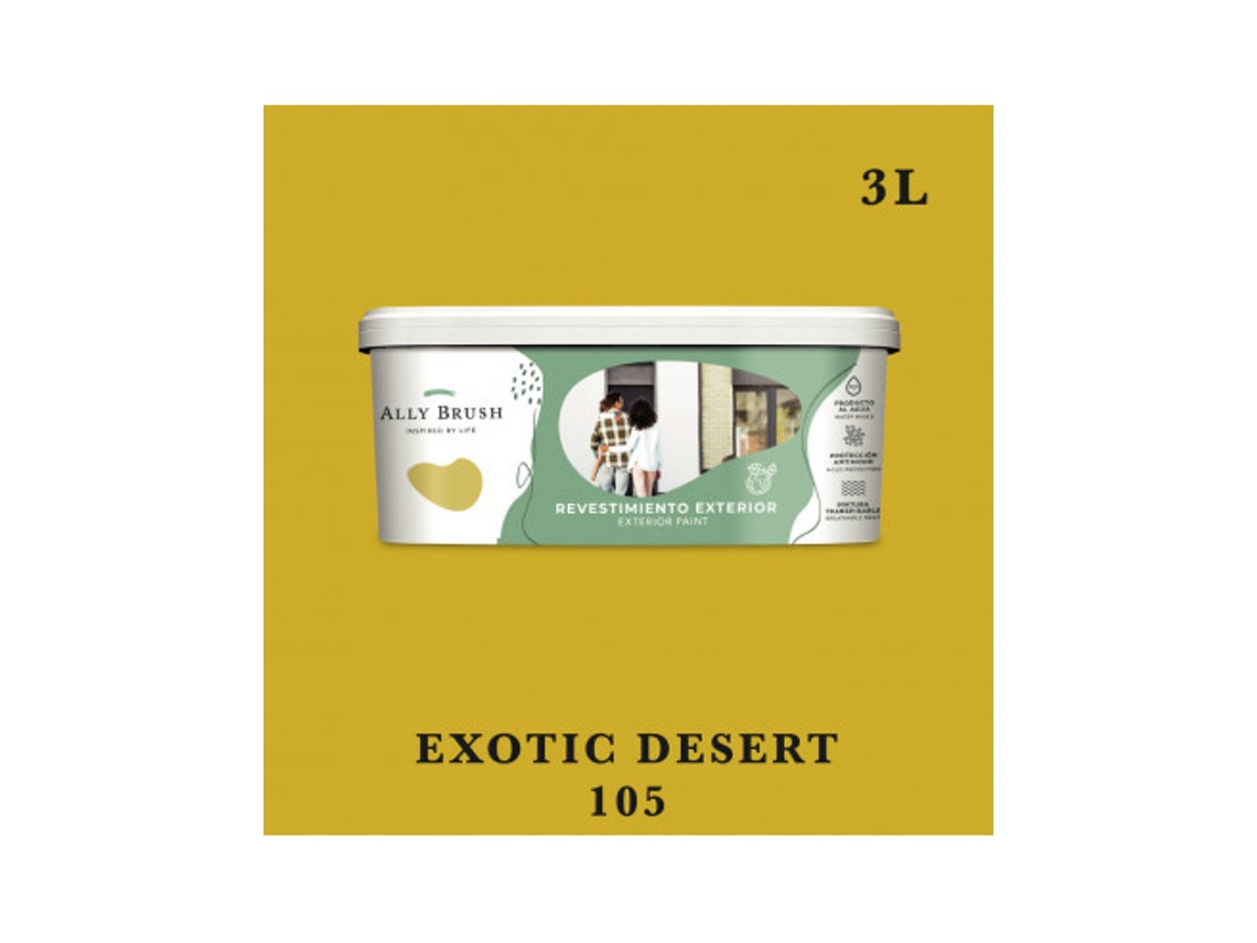 Pincel Ally Exterior Exotic Desert Tinta 3L ALLY BRUSH