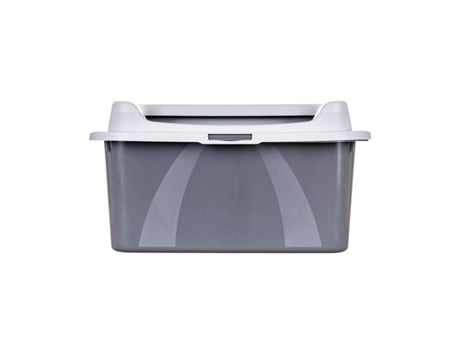 Caixa de areia para gatos Diamentiq Bonita (plástico cinza)