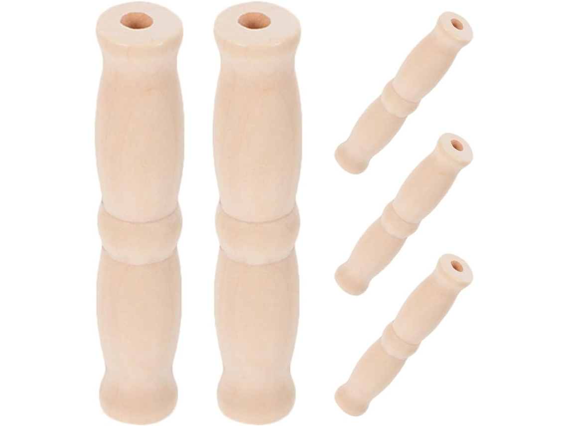 Design Ergonômico E Leve Para Baldes E Cestos De Madeira, Conjunto De 5 Alças, 8 Cm