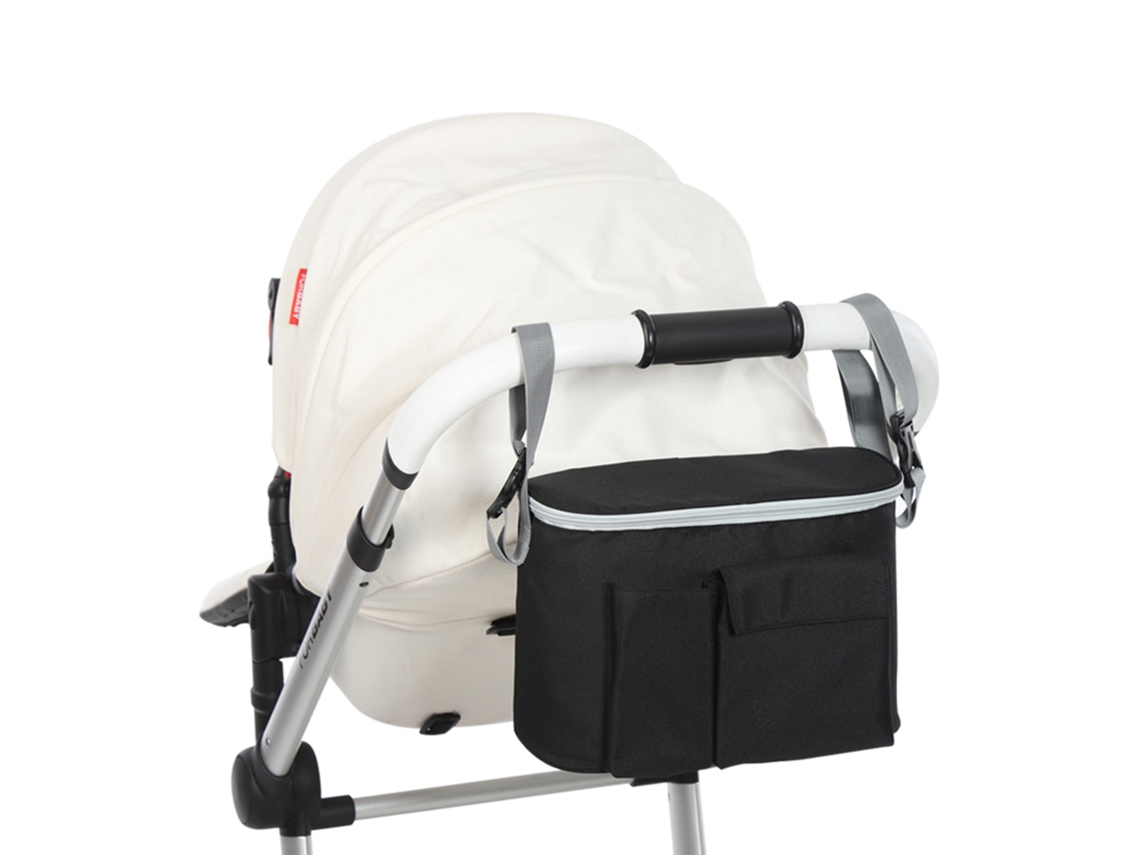 2026 mochila de Pañales Estilo Moda com Cremallera Frontal e Correia Desmontável Bolsa Prática e Resistente para Mamãe com Bolsos Redondos
