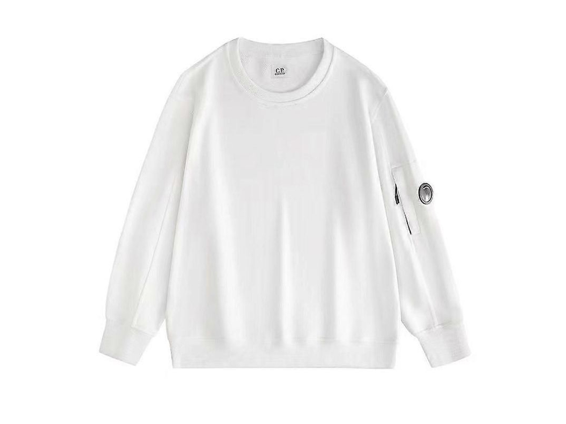 Jaqueta De Inverno Masculina Casual Lisa Com Fecho E Bolsos Sem Capuz Tamanho M Cor Branca M Blanco