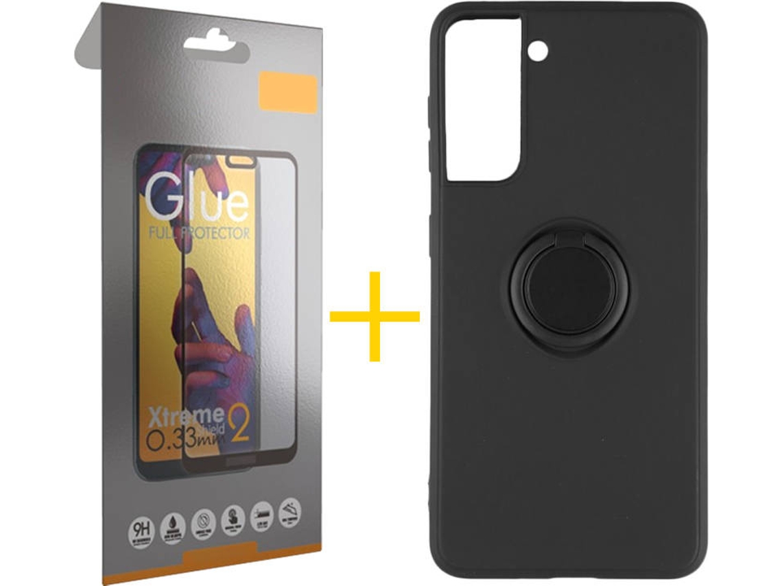 Capa + Película para Samsung Galaxy S22 Plus 5G SKYHE Preto