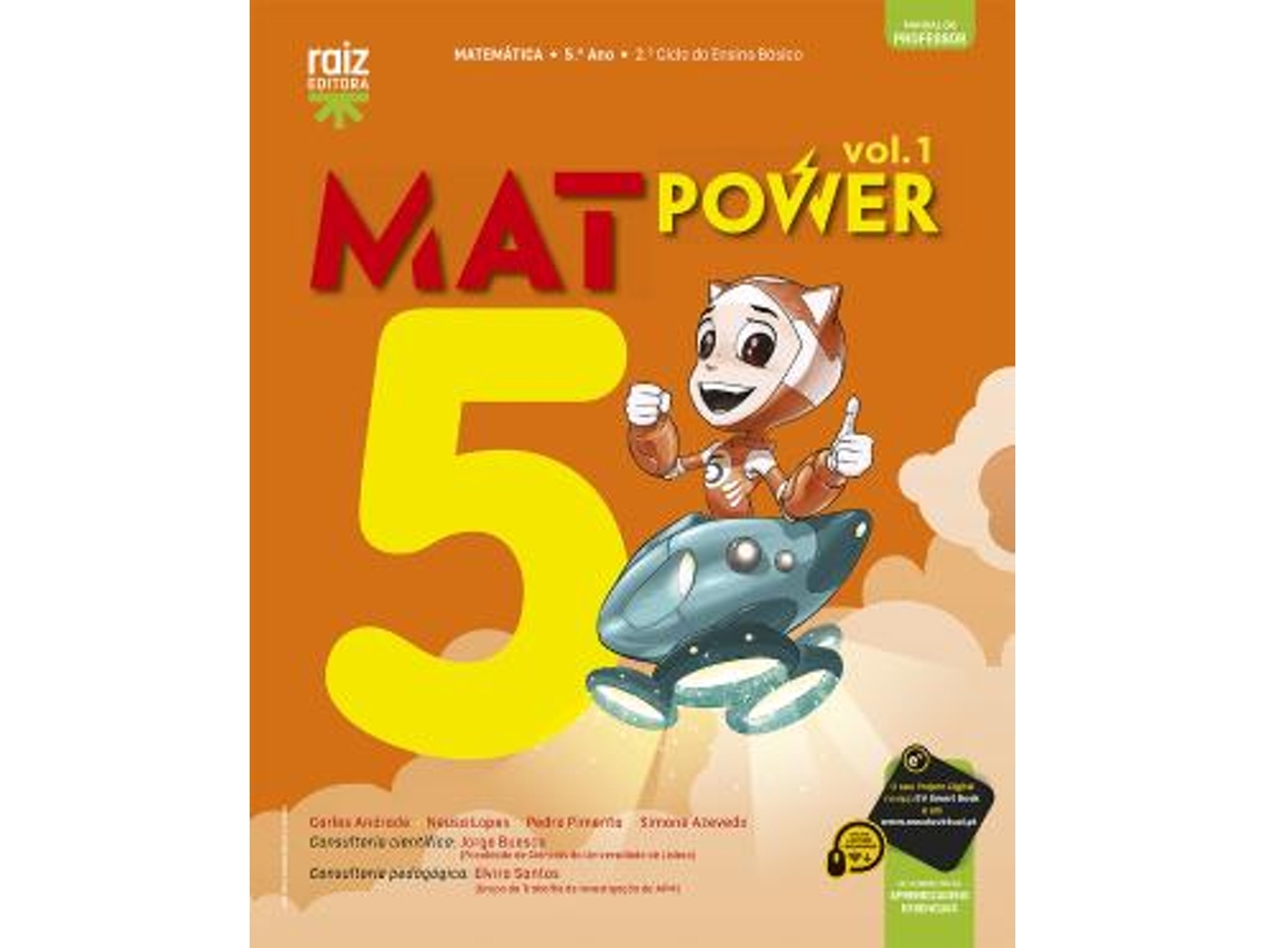 Matpower 5 - Matemática - 5.º Ano (2 Partes) Manual 2026