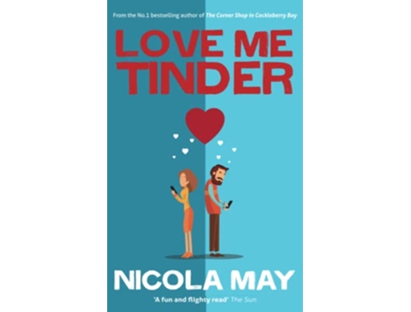 Livro Love Me Tinder de Nicola May (Inglês)