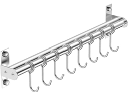 Suporte Duplo De 40 Cm Para Pendurar, Em Aço Inoxidável 304, Instalaçã