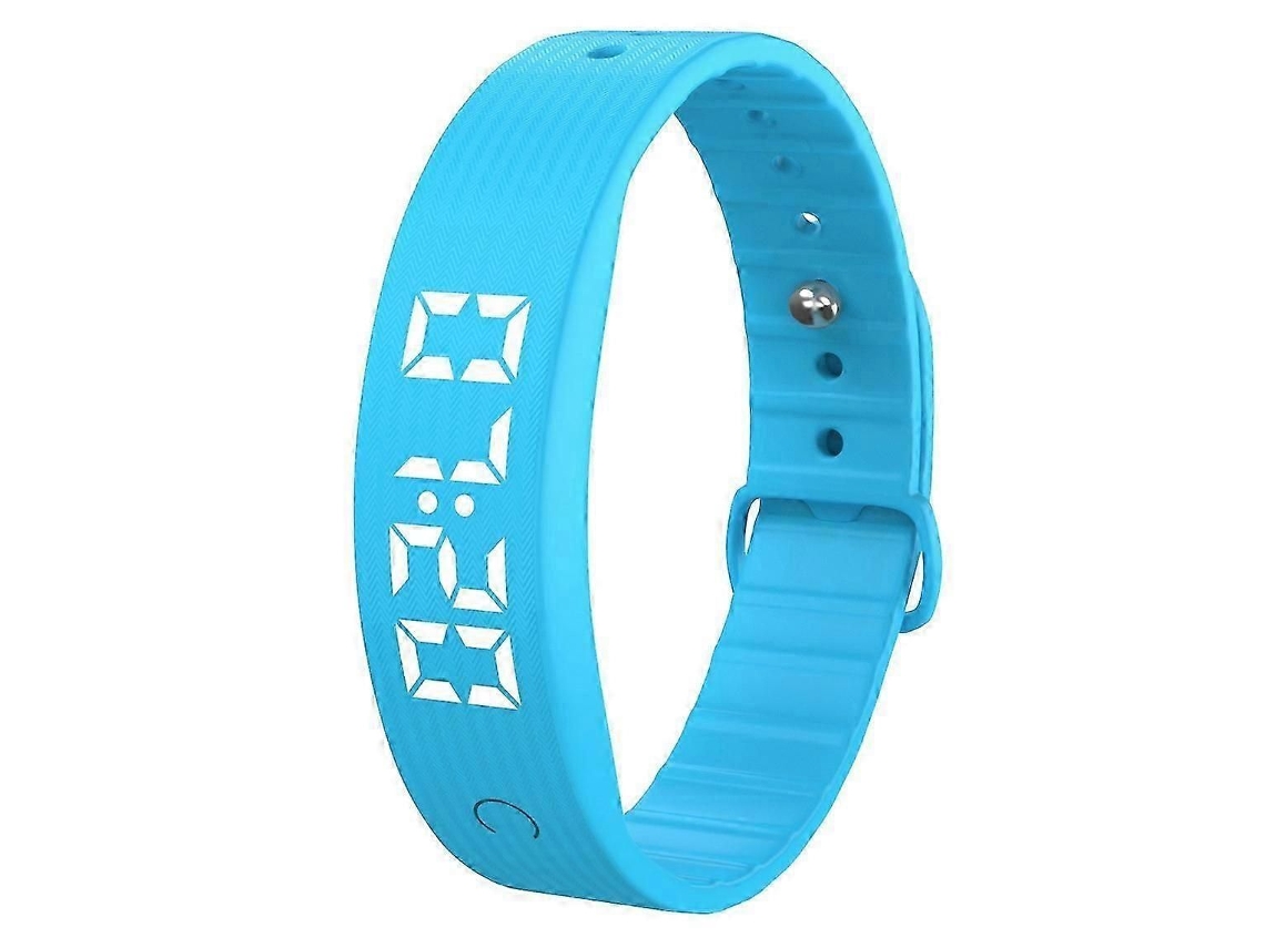 Pulseira Inteligente W5sv Com Alarme Vibratório, Monitoramento Do Sono E Visor Digital - Verde