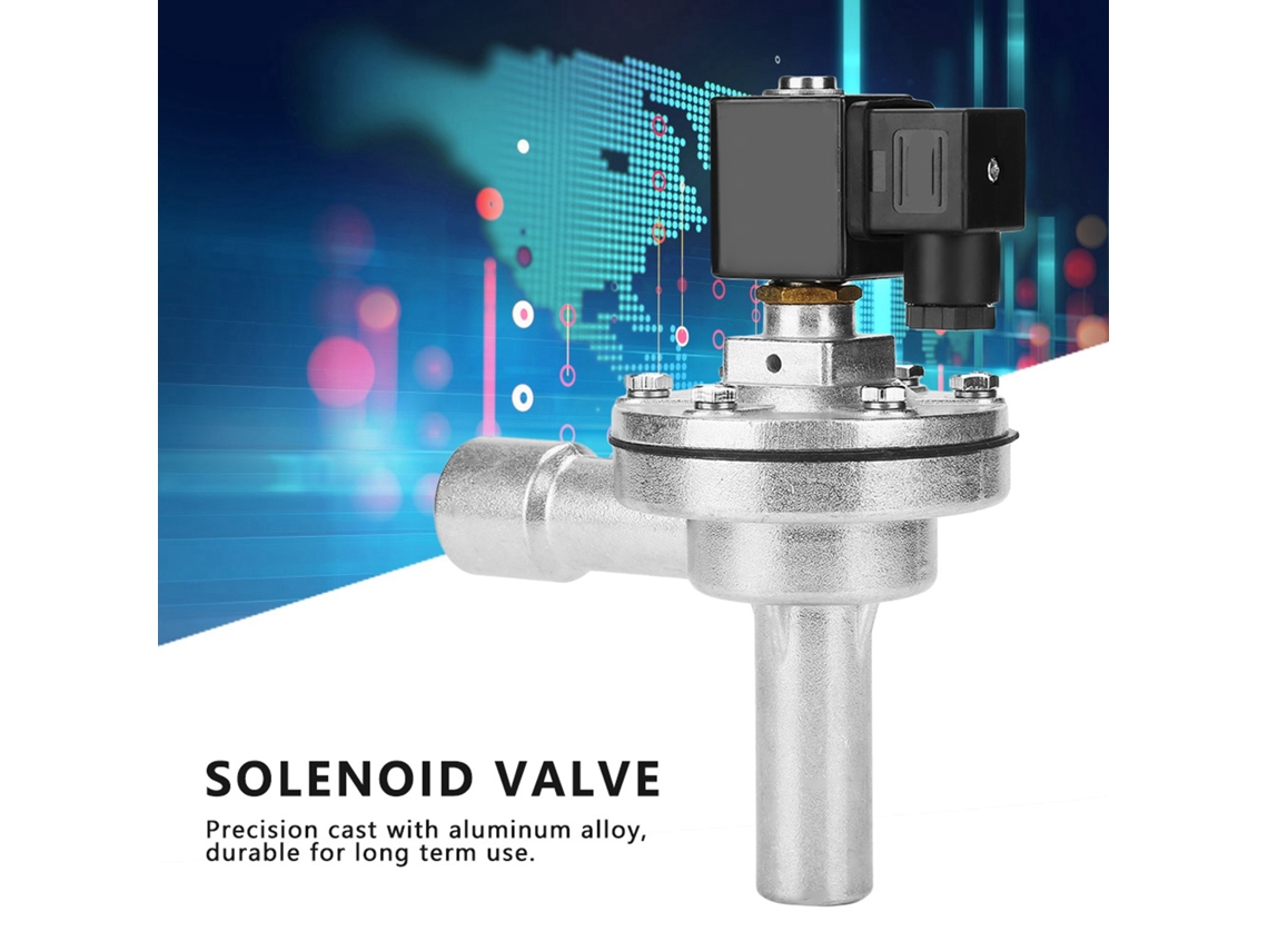 Válvula Eletromagnética De Pulso Laxiscreed G3/4" Duas Posições Com Ângulo Direito, Controlo Por Pulso Dc 12v
