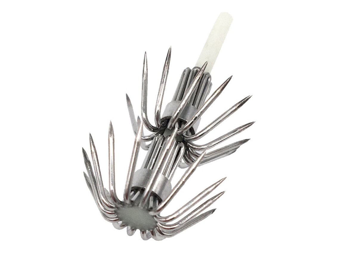Isca de Lula Glow com Anzóis Afiados 10pcs
