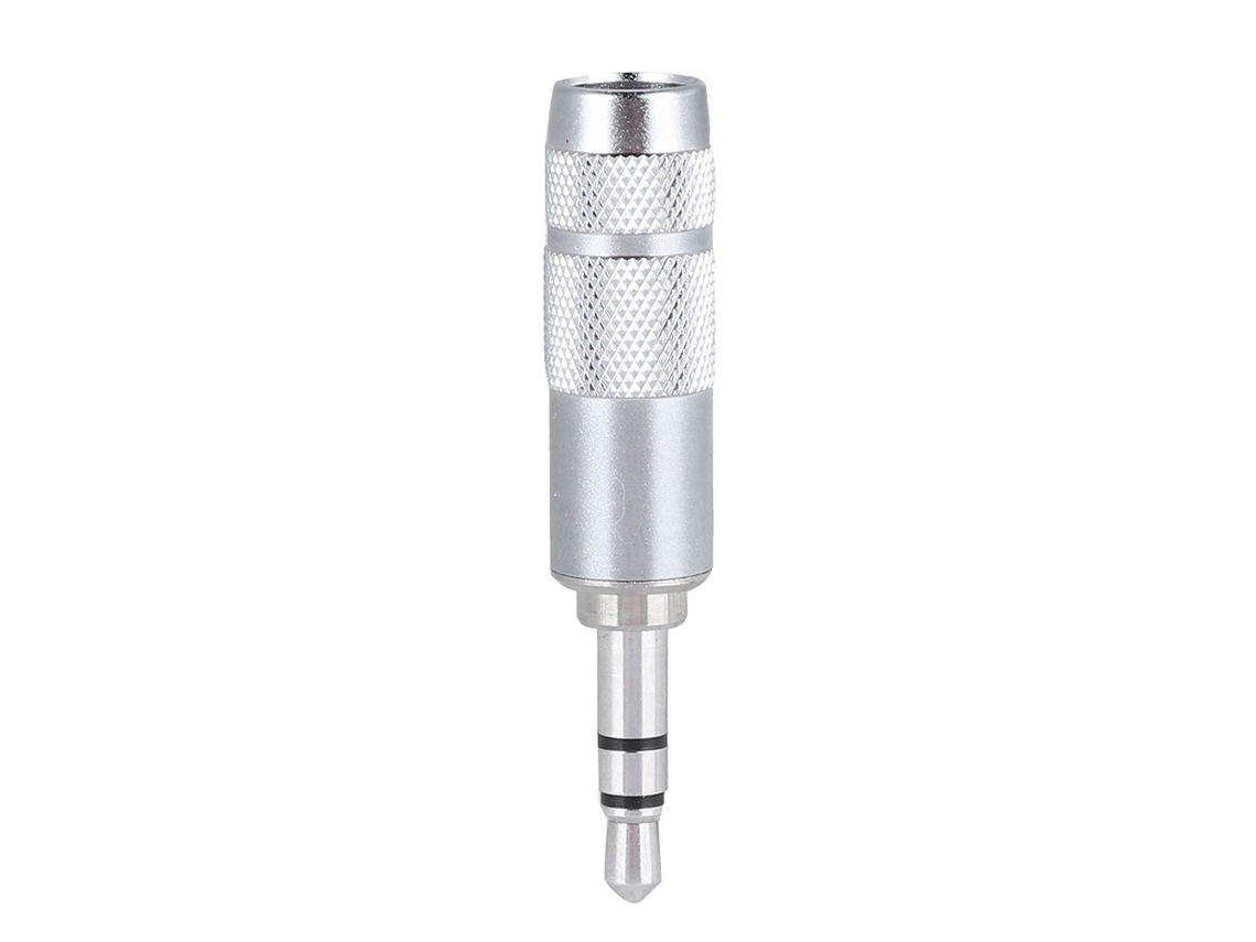 Plug de Fone de Ouvido EOOCOO (platina e Ródio Placados, 3,5mm Reto)