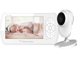 Intercomunicador para Bebê Ydcy K520 Vídeo 4.3 Branco