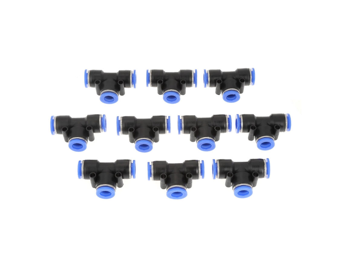 Conector Rápido Neumático T 10mm 10un