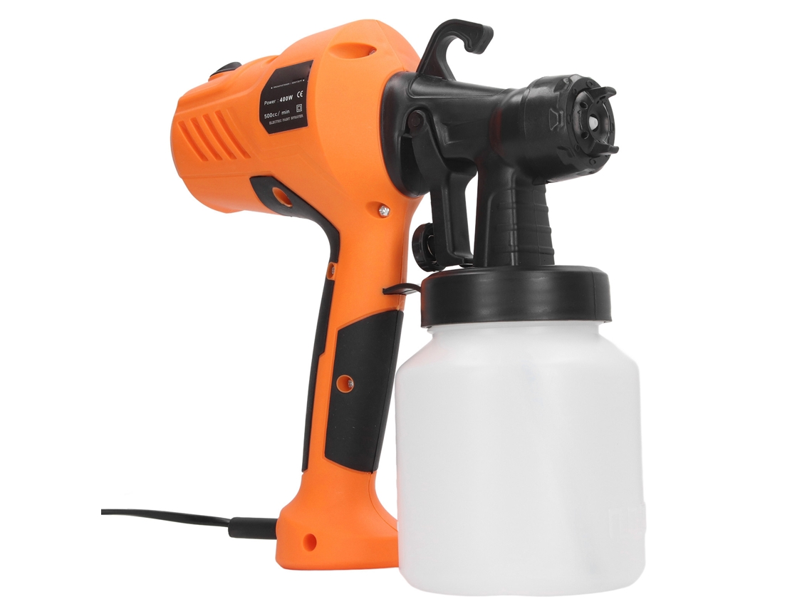 Laxiscreed Pistola De Pintura Elétrica Com Tanque De 800ml E Fluxo Ajustável Para Decoração E Reparos