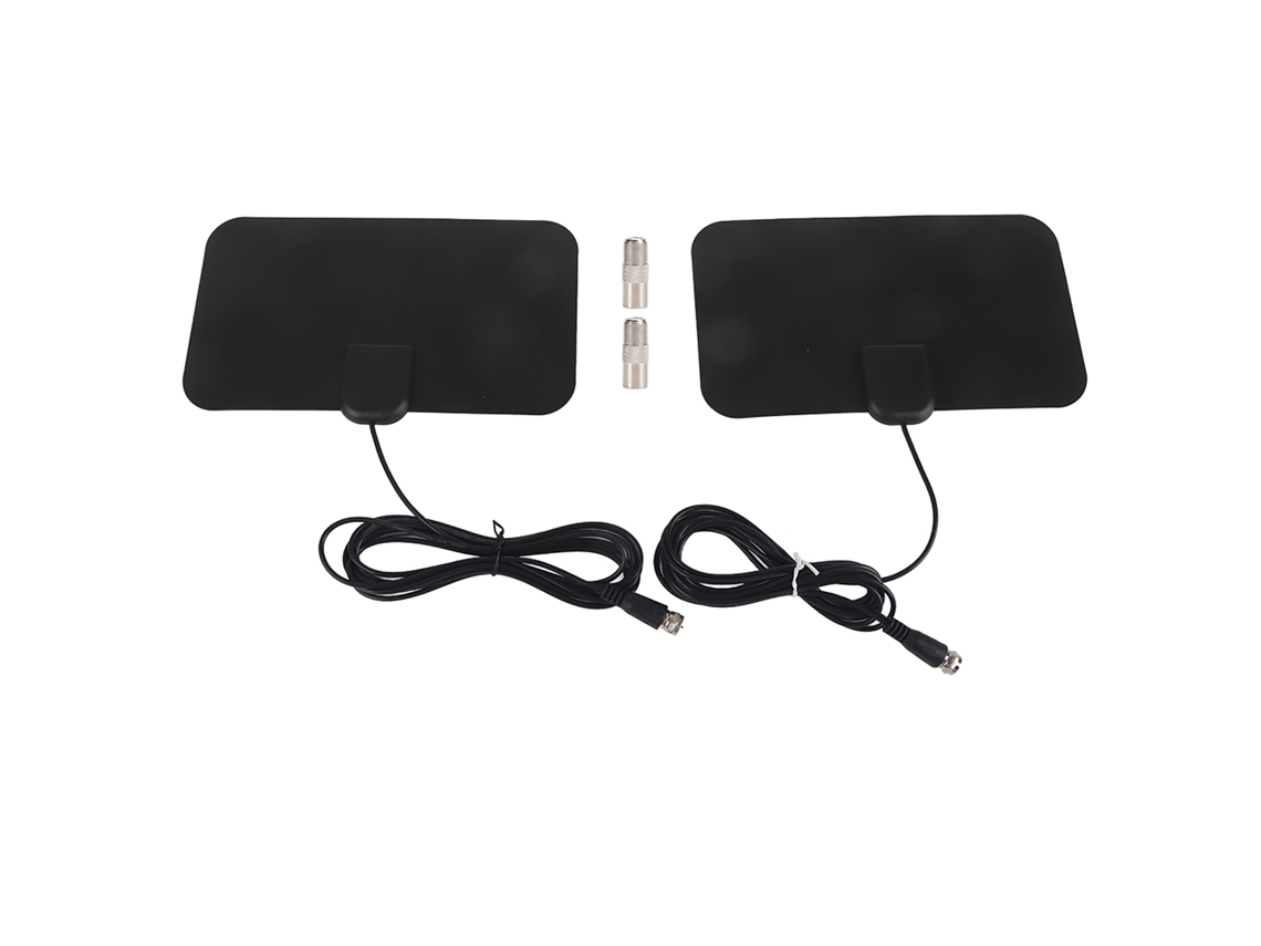 Aetheria 2pcs Antena Tv Hdtv Mini Portátil 4k Digital 80 Milhas 1080p com Cabo 280cm